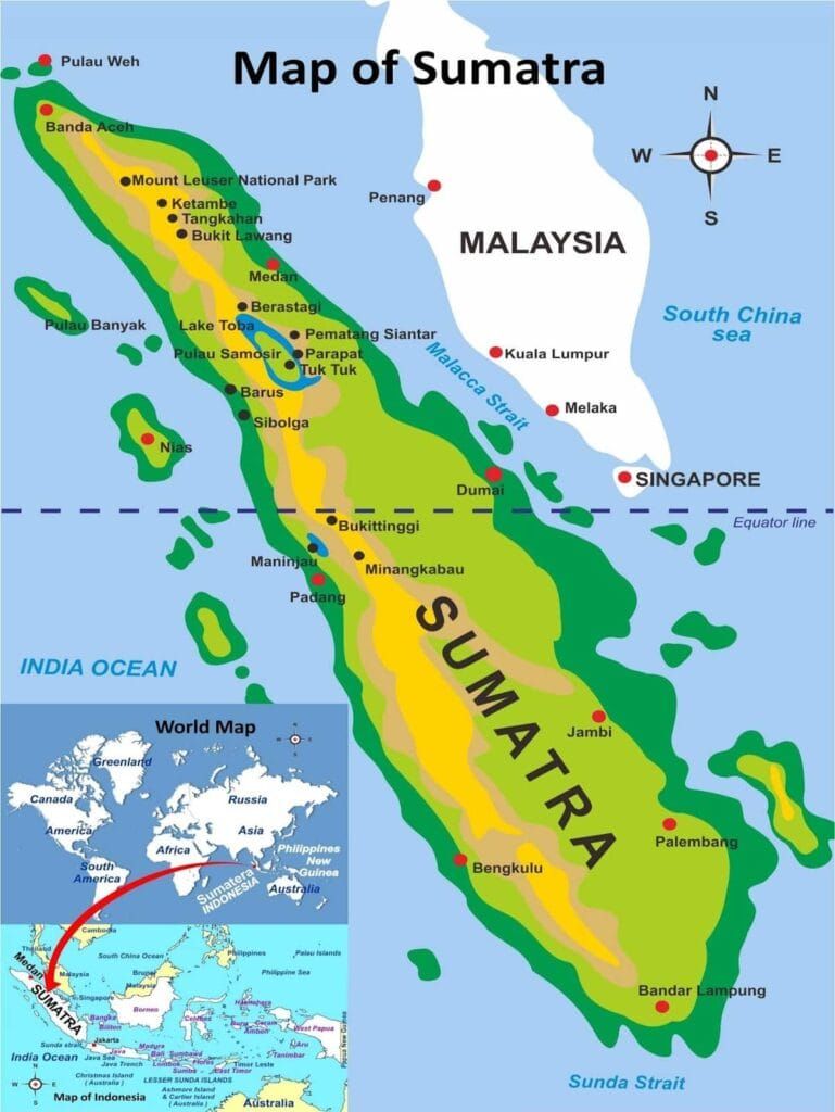 Bukit Lawang Trekking Sumatra Orangutan Map | Bukit Lawang Trekking Bukit Lawang Trekking Sumatra Orangutan Map