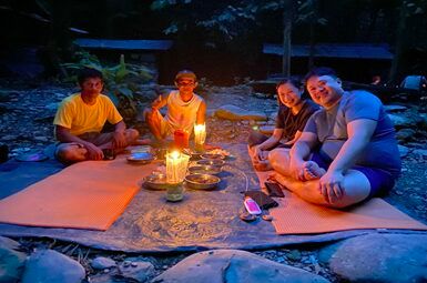 Bukit lawang trekking Jungle Dinner