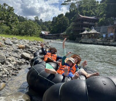 Local Traditiona Rafting Sumatra