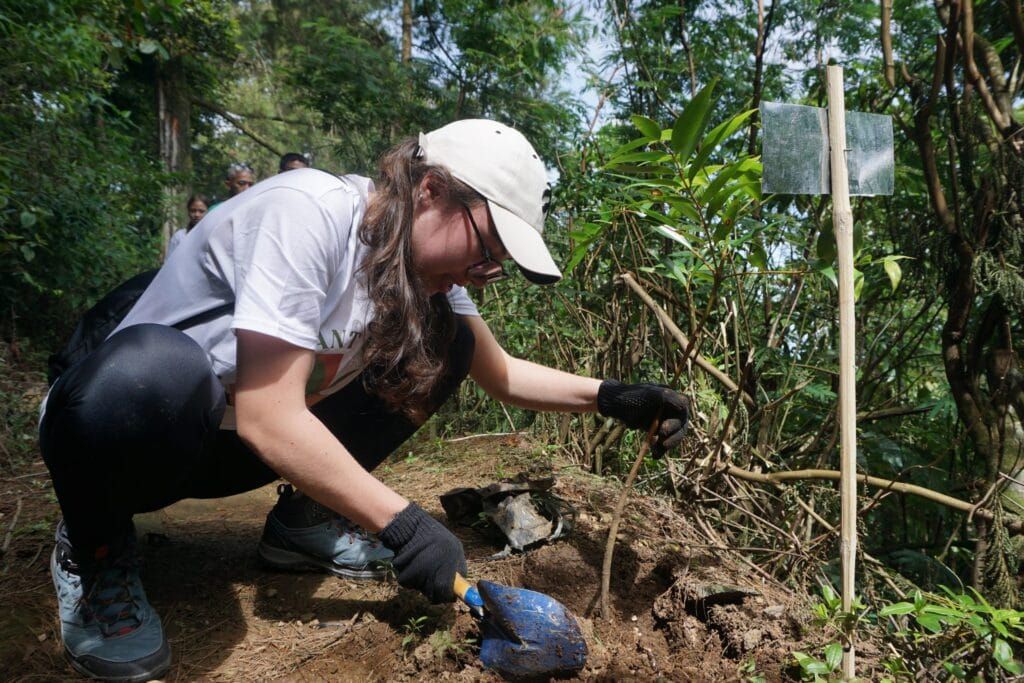 trekking-menanam-pohon | bukit lawang trekking Trekking-Menanam-Pohon